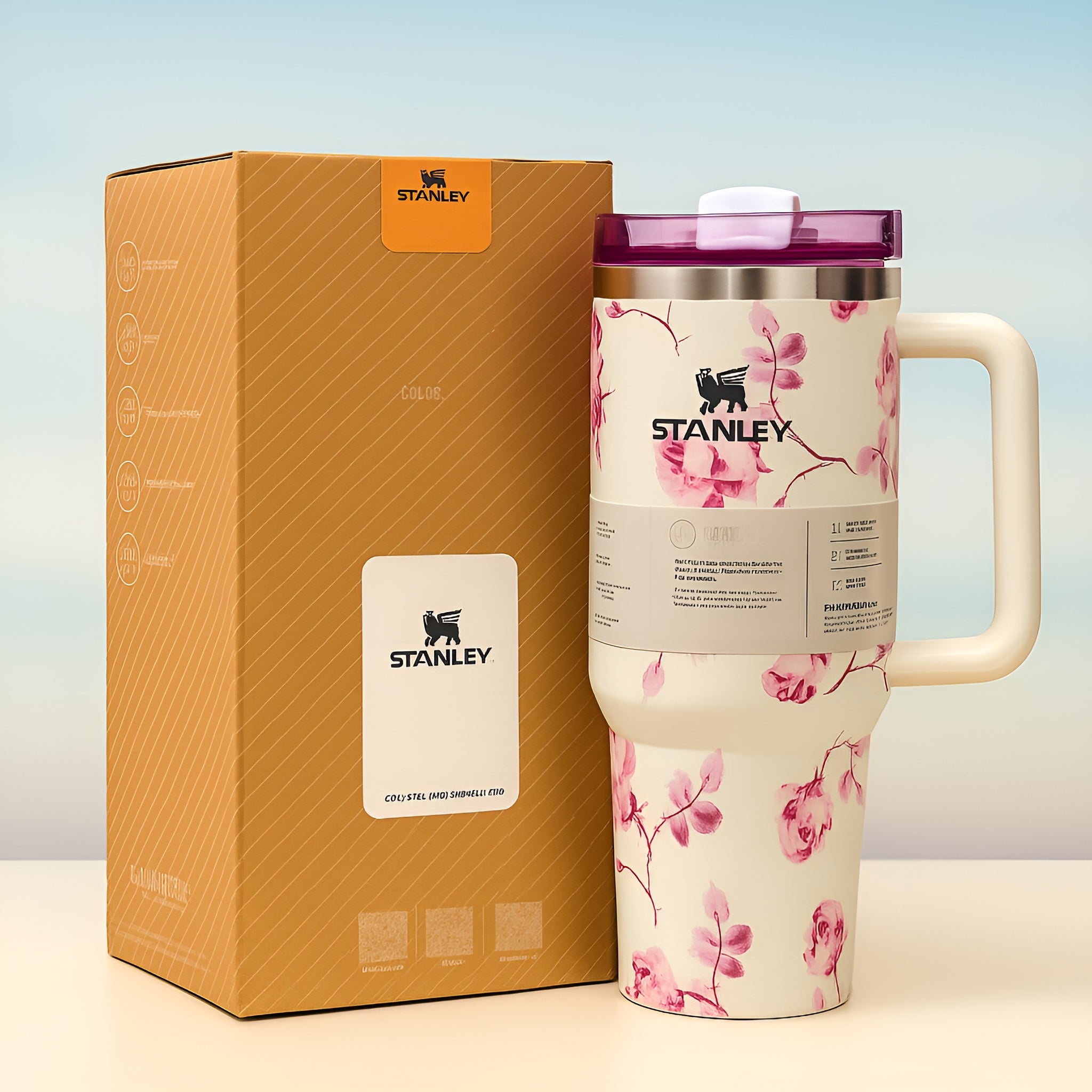 Stanley Floral Stainless Steel Tumbler – 40oz