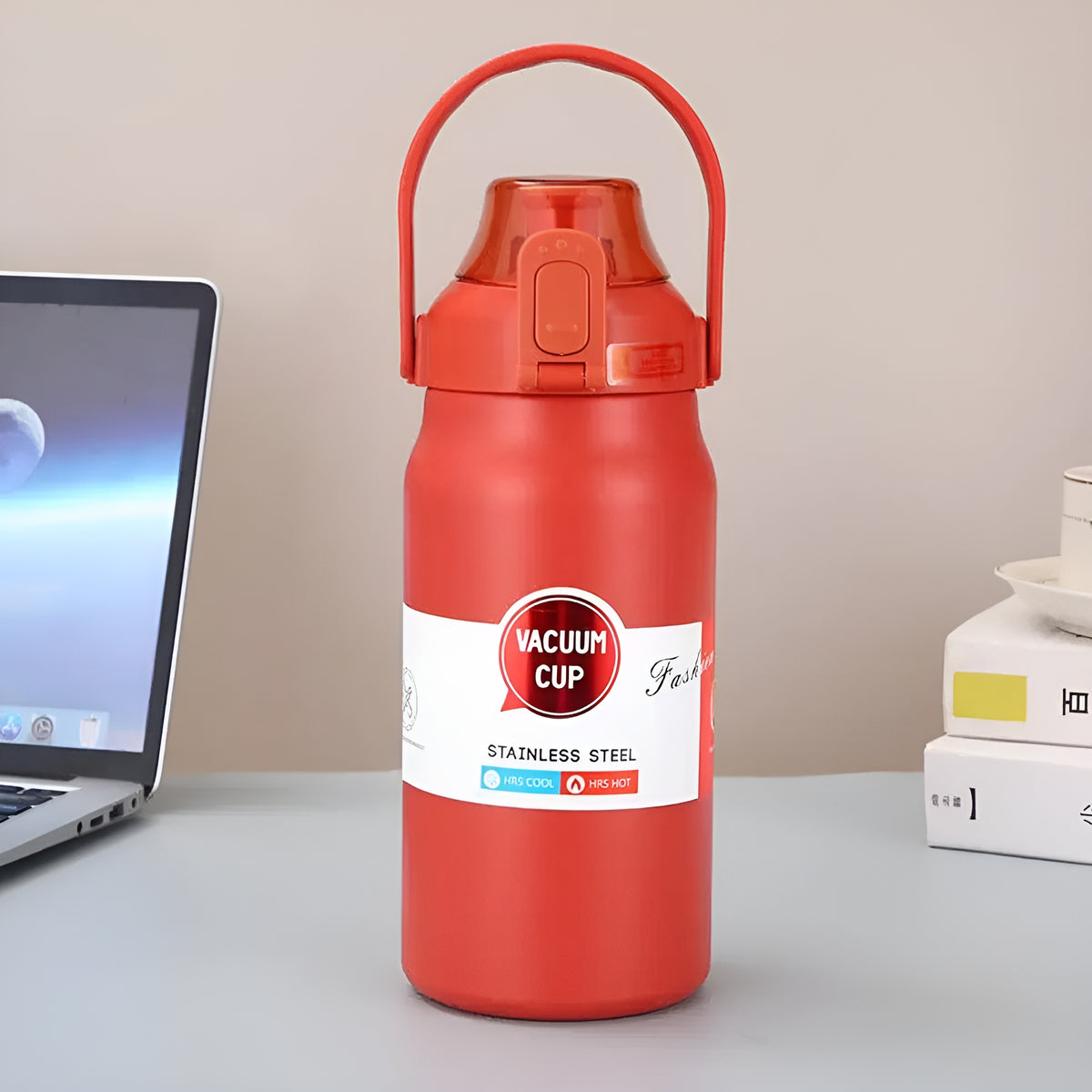 Fashion Water Bottle Stainless Steel 1200ml - Red