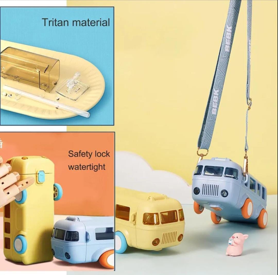 Little Bus Adventure Water Bottle