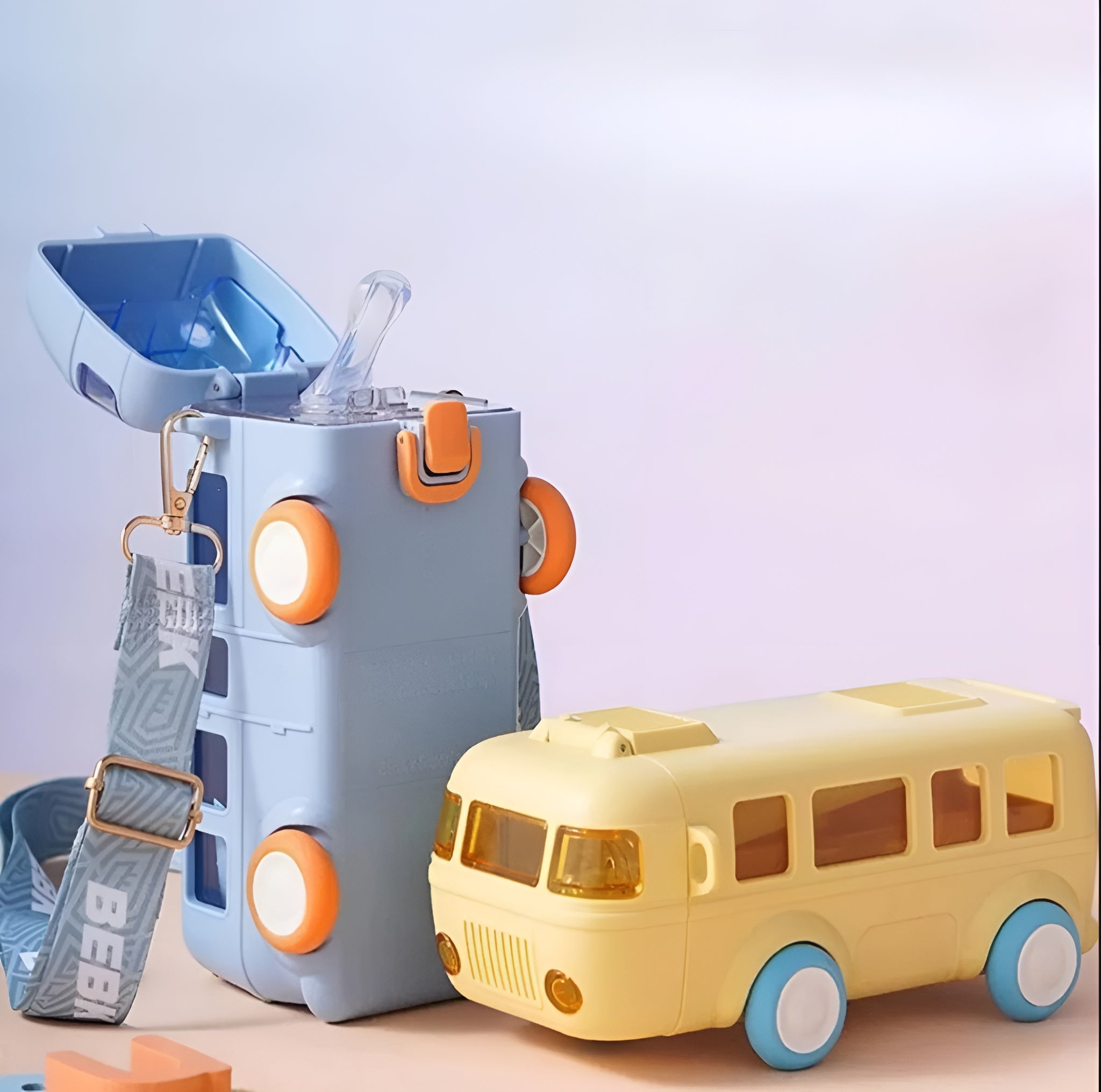 Little Bus Adventure Water Bottle